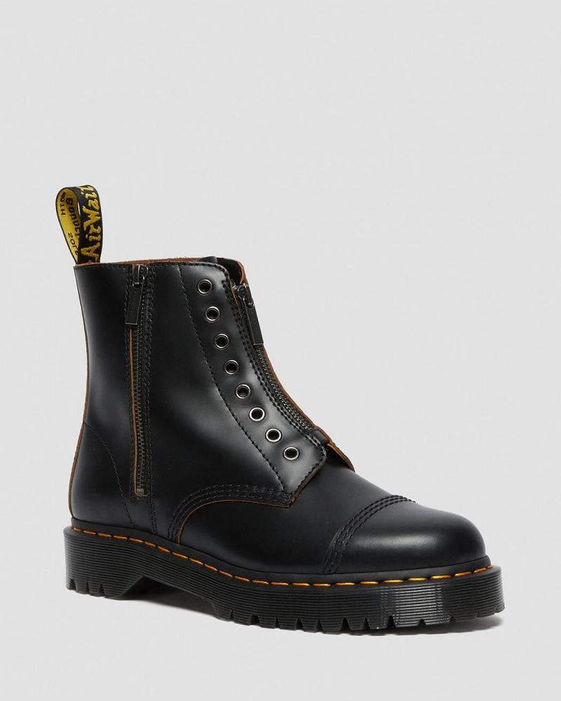 Dr Martens 1460 Laceless Bex Lær Ankelstøvletter Dame Svarte | Norge 91MQZ